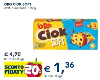 Esselunga ORO CIOK SOFT conf. 5 merende, 150 g offerta