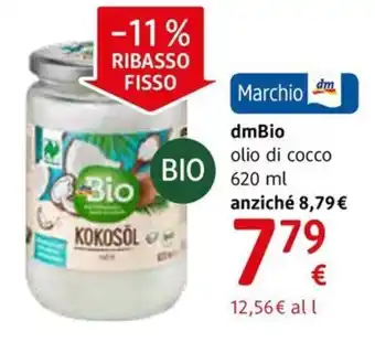 dm drogerie markt dmBio olio di cocco 620 ml offerta