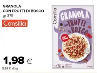 Tigre GRANOLA CON FRUTTI DI BOSCO gr 375 offerta