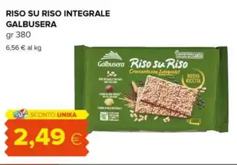 Tigre RISO SU RISO INTEGRALE GALBUSERA gr 380 offerta