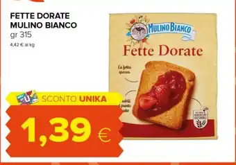 Tigre FETTE DORATE MULINO BIANCO gr 315 offerta