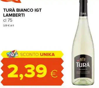 Tigre TURÀ BIANCO IGT LAMBERTI cl 75 offerta