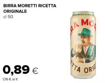 Tigre BIRRA MORETTI RICETTA ORIGINALE cl 50 offerta