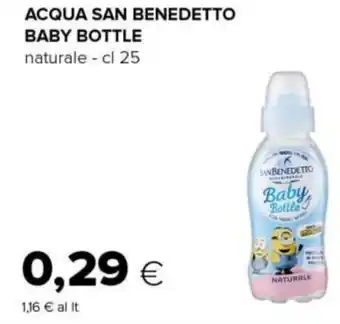 Tigre ACQUA SAN BENEDETTO BABY BOTTLE naturale - cl 25 offerta