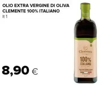 Tigre OLIO EXTRA VERGINE DI OLIVA CLEMENTE 100% ITALIANO lt 1 offerta