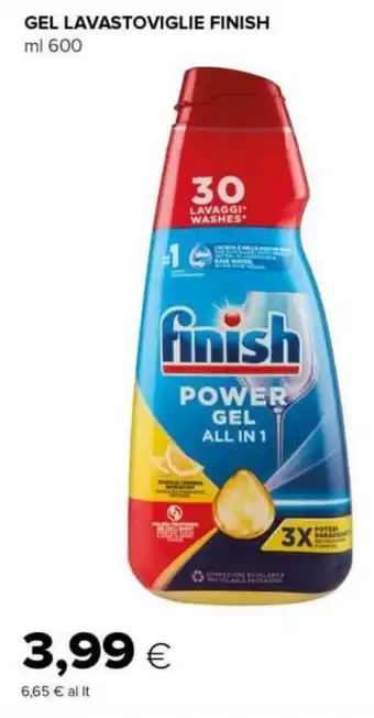 Tigre GEL LAVASTOVIGLIE FINISH ml 600 offerta
