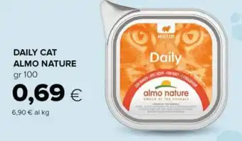Tigre DAILY CAT ALMO NATURE gr 100 offerta