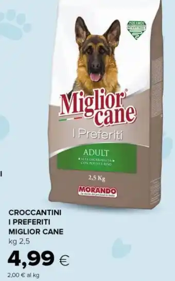 Tigre CROCCANTINI I PREFERITI MIGLIOR CANE kg 2,5 offerta