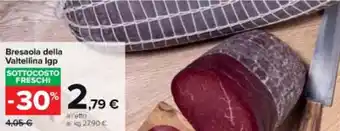 Carrefour Market Bresaola della Valtellina Igp offerta