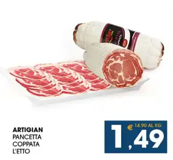 SeBón Supermercati ARTIGIAN PANCETTA COPPATA offerta
