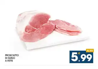 SeBón Supermercati PROSCIUTTO DI SUINO A FETTE offerta