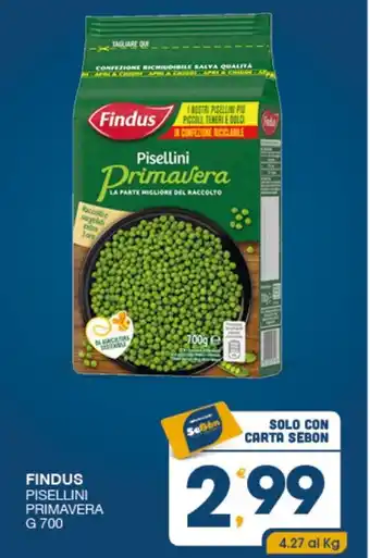 FINDUS PISELLINI PRIMAVERA G 700