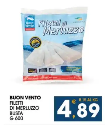 BUON VENTO FILETTI DI MERLUZZO BUSTA G 600