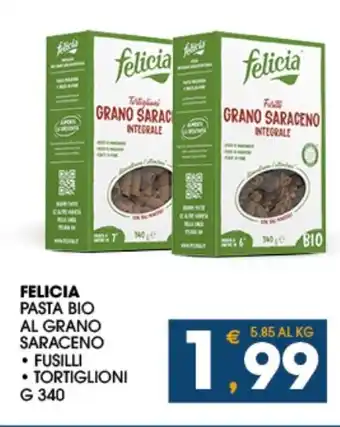 FELICIA PASTA BIO AL GRANO SARACENO G 340