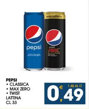 SeBón Supermercati PEPSI CL 33 offerta