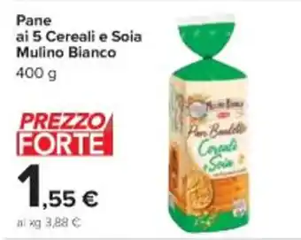 Carrefour Market Pane ai 5 Cereali e Soia Mulino Bianco 400 g offerta