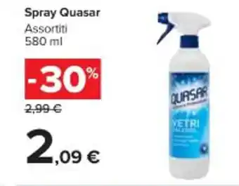 Carrefour Market Spray Quasar Assortiti 580 ml offerta