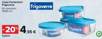 Carrefour Market Linea Contenitori Frigoverre 13x10 cm offerta