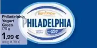 Carrefour Market Philadelphia Yogurt Greco 175 g offerta