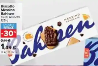 Carrefour Market Biscotto Messino Bahlsen Gusti Assortiti 125 g offerta