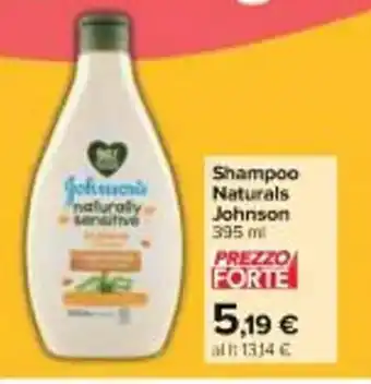 Shampoo Naturals Johnson 395 ml