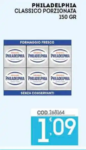Eurocash Philadelphia Classico Porzionata 150gr offerta