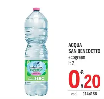 Elefante Cash & Carry ACQUA SAN BENEDETTO ecogreen It 2 offerta