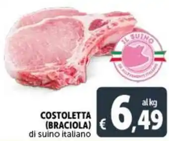 Deco Supermercati COSTOLETTA (BRACIOLA) di suino italiano offerta