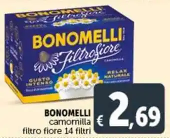 Deco Supermercati BONOMELLI camomilla filtro fiore 14 filtri offerta