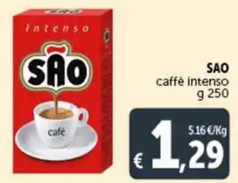 Deco Supermercati SAO caffè intenso g 250 offerta