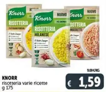 Deco Supermercati KNORR risotteria varie ricette g 175 offerta
