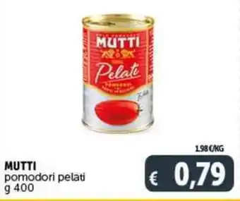 Deco Supermercati MUTTI pomodori pelati g 400 offerta