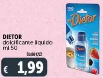 DIETOR dolcificante liquido ml 50