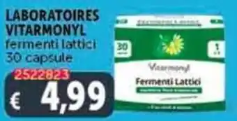 Deco Supermercati LABORATOIRES VITARMONYL fermenti lattici 30 capsule offerta
