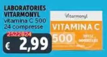 LABORATORIES VITARMONYL vitamina C 500 24 compresse