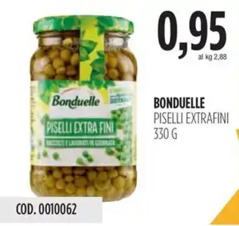 Carico Cash & Carry BONDUELLE PISELLI EXTRAFINI 330 G offerta