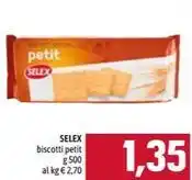 Emisfero SELEX biscotti petit offerta