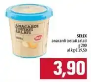 Emisfero SELEX anacardi tostati salati offerta