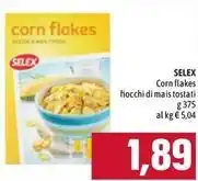 Emisfero SELEX Corn flakes fiocchi di mais tostati offerta