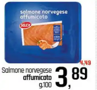 Famila Superstore Salmone norvegese affumicato g.100 offerta