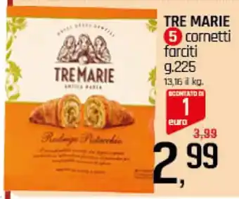 Famila Superstore TRE MARIE 5 cornetti farciti g.225 offerta