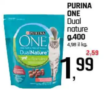 Famila Superstore PURINA ONE Dual nature g.400 offerta