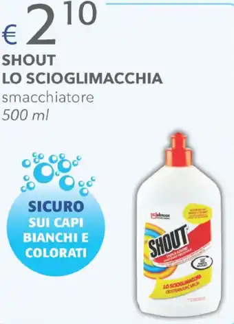 Acqua & Sapone SHOUT LO SCIOGLIMACCHIA smacchiatore 500 ml offerta