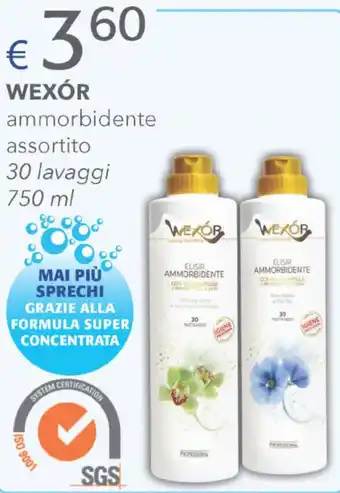 Acqua & Sapone WEXÓR ammorbidente assortito 30 lavaggi 750 ml offerta
