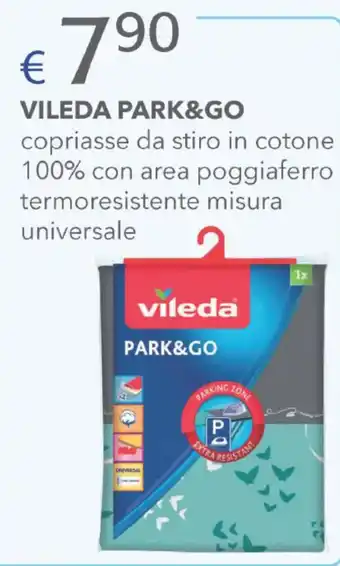 Acqua & Sapone VILEDA PARK&GO copriasse da stiro in cotone offerta