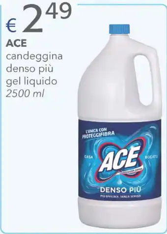 Acqua & Sapone ACE candeggina denso più gel liquido 2500 ml offerta
