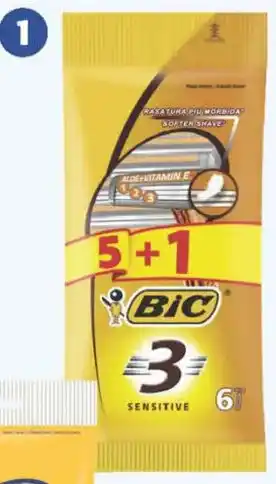 Acqua & Sapone BIC 3 sensitive rasoio usa e getta 5+1 pz offerta
