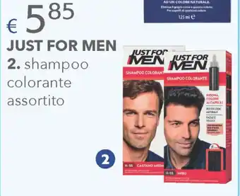 Acqua & Sapone JUST FOR MEN shampoo colorante assortito offerta