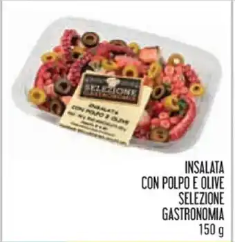 Conad INSALATA CON POLPO E OLIVE SELEZIONE GASTRONOMIA 150 g offerta