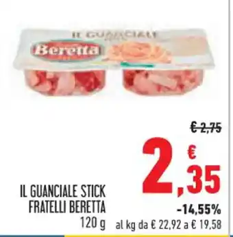 Conad IL GUANCIALE STICK FRATELLI BERETTA 120 g offerta